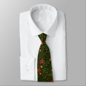 Poinsettia & Bell Elegance Necktie Krawatte (Gebunden)