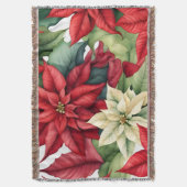 Poinsettia Blume Decke (Vorderseite Vertikal)