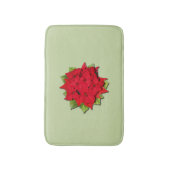Poinsettia-Blume für Feiertage Badematte (Vorderseite Vertikal)