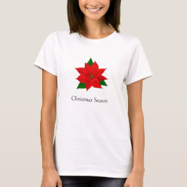 Poinsettia-Blume T-Shirt