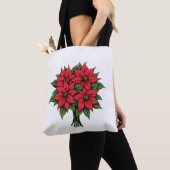 Poinsettia Blume Taschen (Von Nahem)