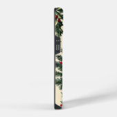 Poinsettia Blumenweihnachtsmuster (15) iPhone Hülle (Rechte Seite)