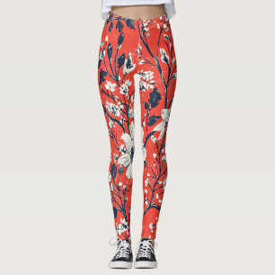 Poinsettia Blumenweihnachtsmuster (18) Leggings