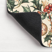 Poinsettia Blumenweihnachtsmuster (3) Mousepad (Ecke)