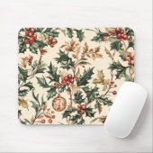 Poinsettia Blumenweihnachtsmuster (3) Mousepad (Mit Mouse)
