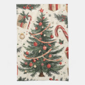 Poinsettia Blumenweihnachtsmuster (4) Geschirrtuch (Vertikal)