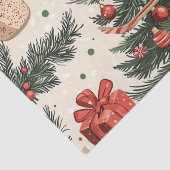 Poinsettia Blumenweihnachtsmuster (4) Seidenpapier (Detail)