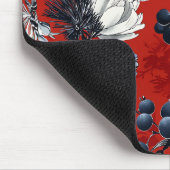 Poinsettia Blumenweihnachtsmuster (7) Mousepad (Ecke)