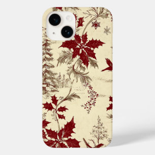 Poinsettia Blumenweihnachtsmuster (8) Case-Mate iPhone 14 Hülle