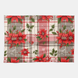 Poinsettia, Christmas, Author Natasha Us   Geschirrtuch