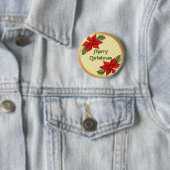 Poinsettia Christmas Button (Beispiel)