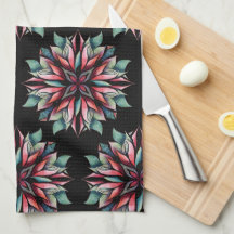 Poinsettia Christmas Floral Elegantes Muster