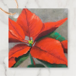 Poinsettia Christmas Geschenkanhänger