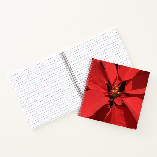 Poinsettia Christmas Journal Notizblock (Innenseite)