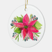 Poinsettia Christmas Ornament (Links)