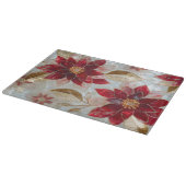 Poinsettia Christmas Schneidebrett (Ecke)