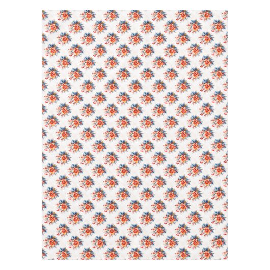 Poinsettia Christmas Tischdecke (Vorderseite)