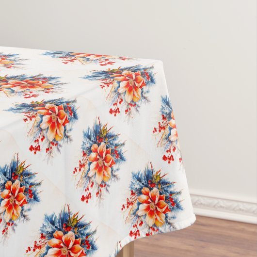 Poinsettia Christmas Tischdecke (Beispiel)