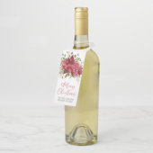 Poinsettia Company Weihnachten Flaschenanhänger (Angewinkelt)