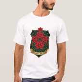 Poinsettia Crest T-Shirt (Vorderseite)