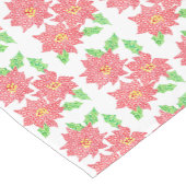 Poinsettia Decorated Table Runner Kurzer Tischläufer (Ecke)