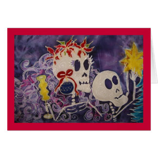 Poinsettia Dia de Los Muertos Christmas