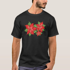 Poinsettia Festivals Pflanze T-Shirt