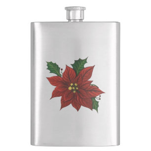 Poinsettia Flask Flachmann