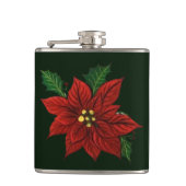Poinsettia Flask Flachmann (Vorderseite)