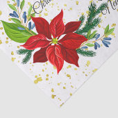 Poinsettia Floral Bouquet, Decoupage Christmas Seidenpapier (Ausschnitt)