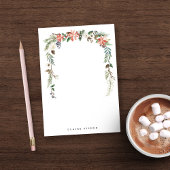 Poinsettia Frame Personalisiert Post-it Klebezettel