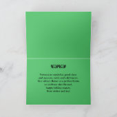 Poinsettia Frohe Weihnachtskarte Feiertagskarte (Innenseite)