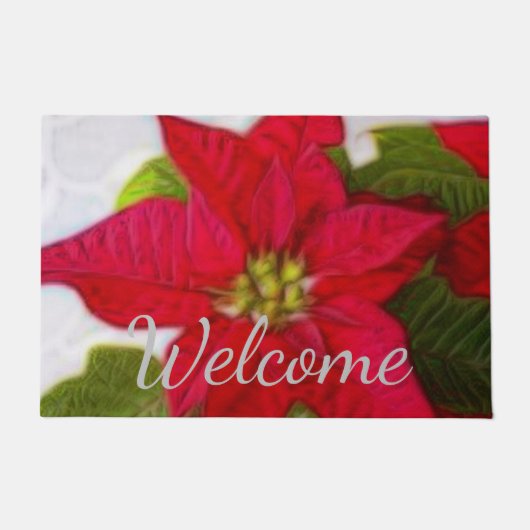 Poinsettia Fußmatte (Vorderseite)