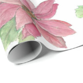 Poinsettia Geschenkpapier (Rolleneckpunkt)