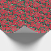Poinsettia Geschenkpapier (Ecke)