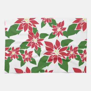 Poinsettia Geschirrtuch