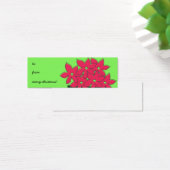 Poinsettia Gift Tag (Schreibtisch)