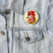 Poinsettia Girl Button (Beispiel)