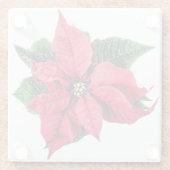 Poinsettia Glasuntersetzer (Rückseite)