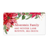 Poinsettia Gold Spritzer Lieferadresse (Vorne)