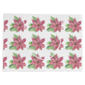 Poinsettia Große Geschenktüte (Rückseite)