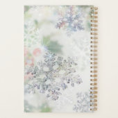 Poinsettia, heilig, mistleton, Kiefer Weihnachten Planer (Rückseite)