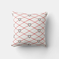 Poinsettia Herz Criss Cross Quilt Pattern Pillows