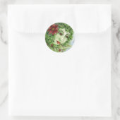Poinsettia Holly Nymph Sticker (Tasche)