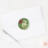 Poinsettia Holly Nymph Sticker (Umschlag)