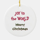 Poinsettia Holly Wreath Doberman Pinscher Puppy Keramik Ornament (Hinten)