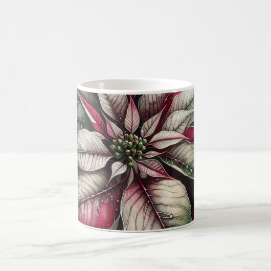 Poinsettia-Kaffeetasse Kaffeetasse (Mittel)
