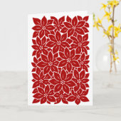 Poinsettia Karte (Gelbe Blume)