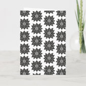 Poinsettia Karte (Rückseite)