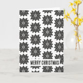 Poinsettia Karte (Gelbe Blume)